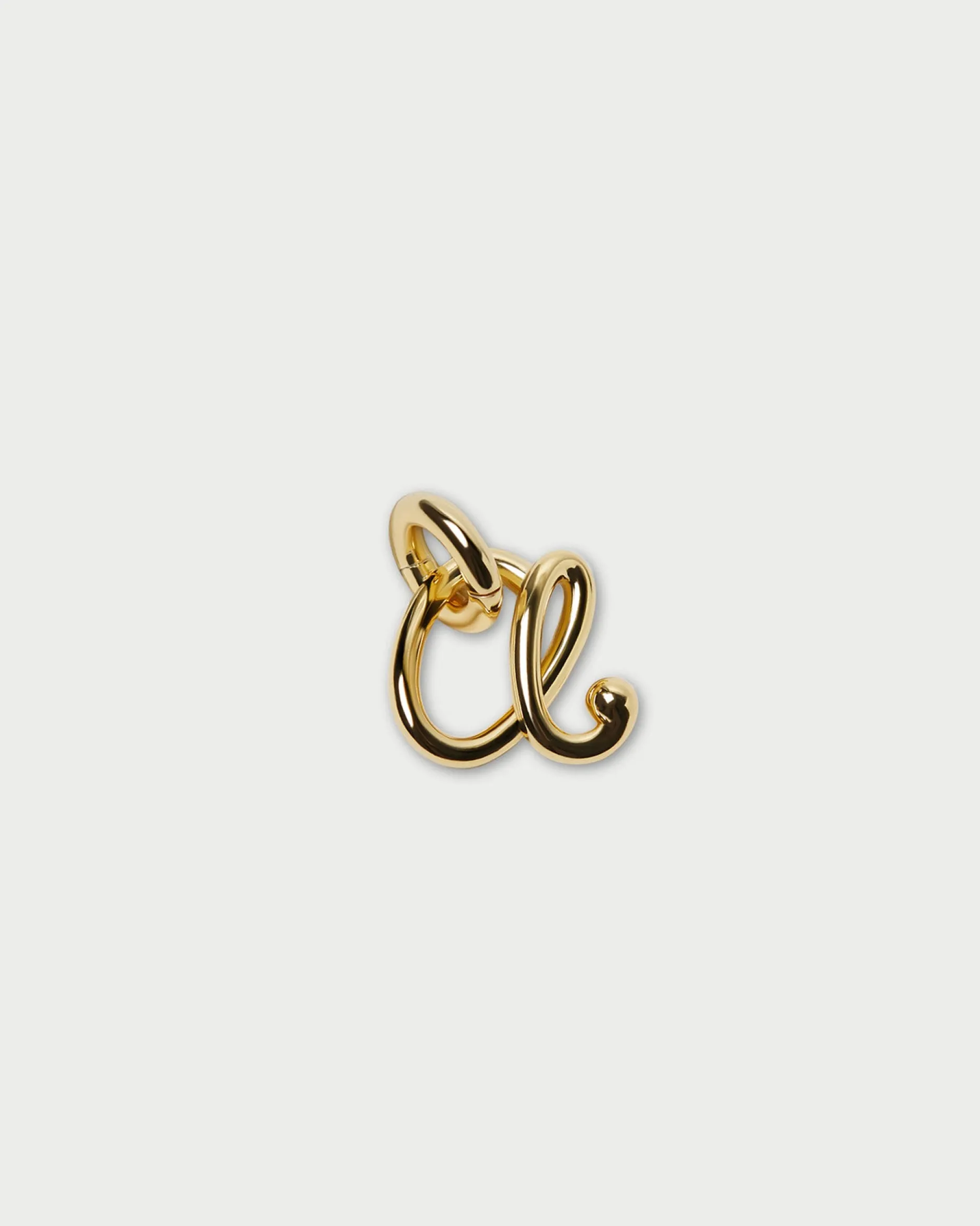 Loeffler Randall Small Gold Letter "E" Charm| Jewelry|Accessories