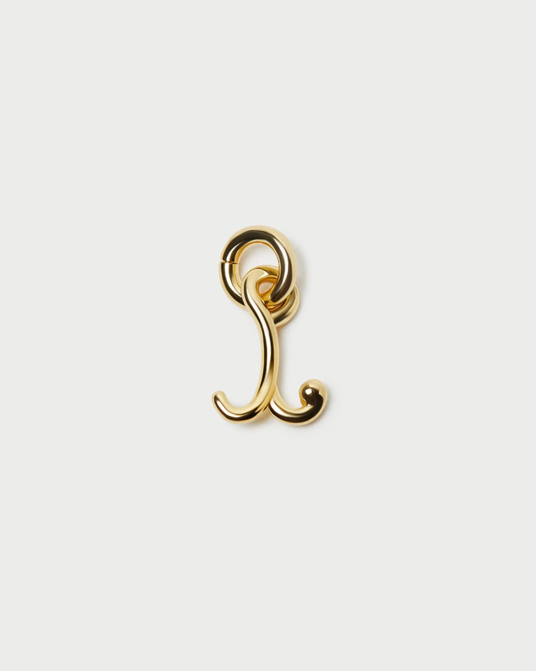 Loeffler Randall Small Gold Letter "E" Charm| Jewelry|Accessories