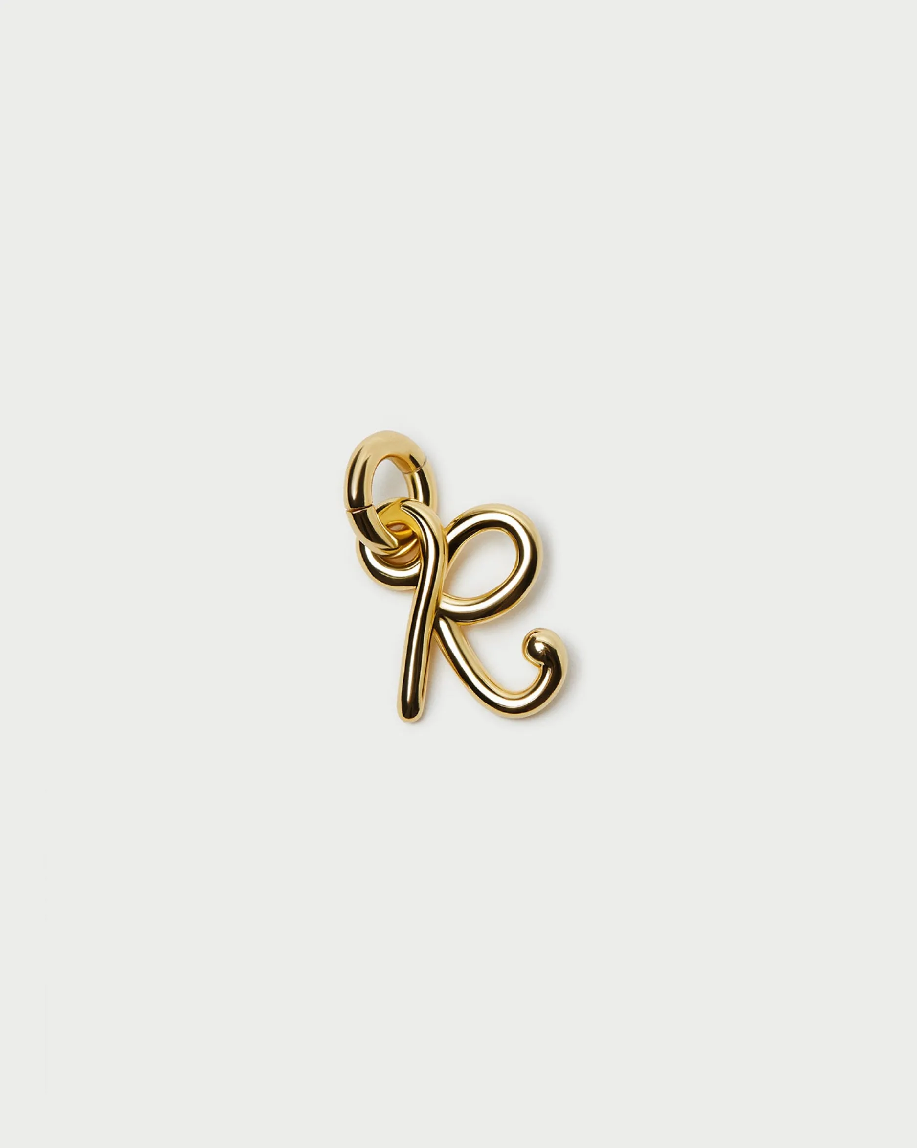 Loeffler Randall Small Gold Letter "K" Charm| Jewelry|Accessories