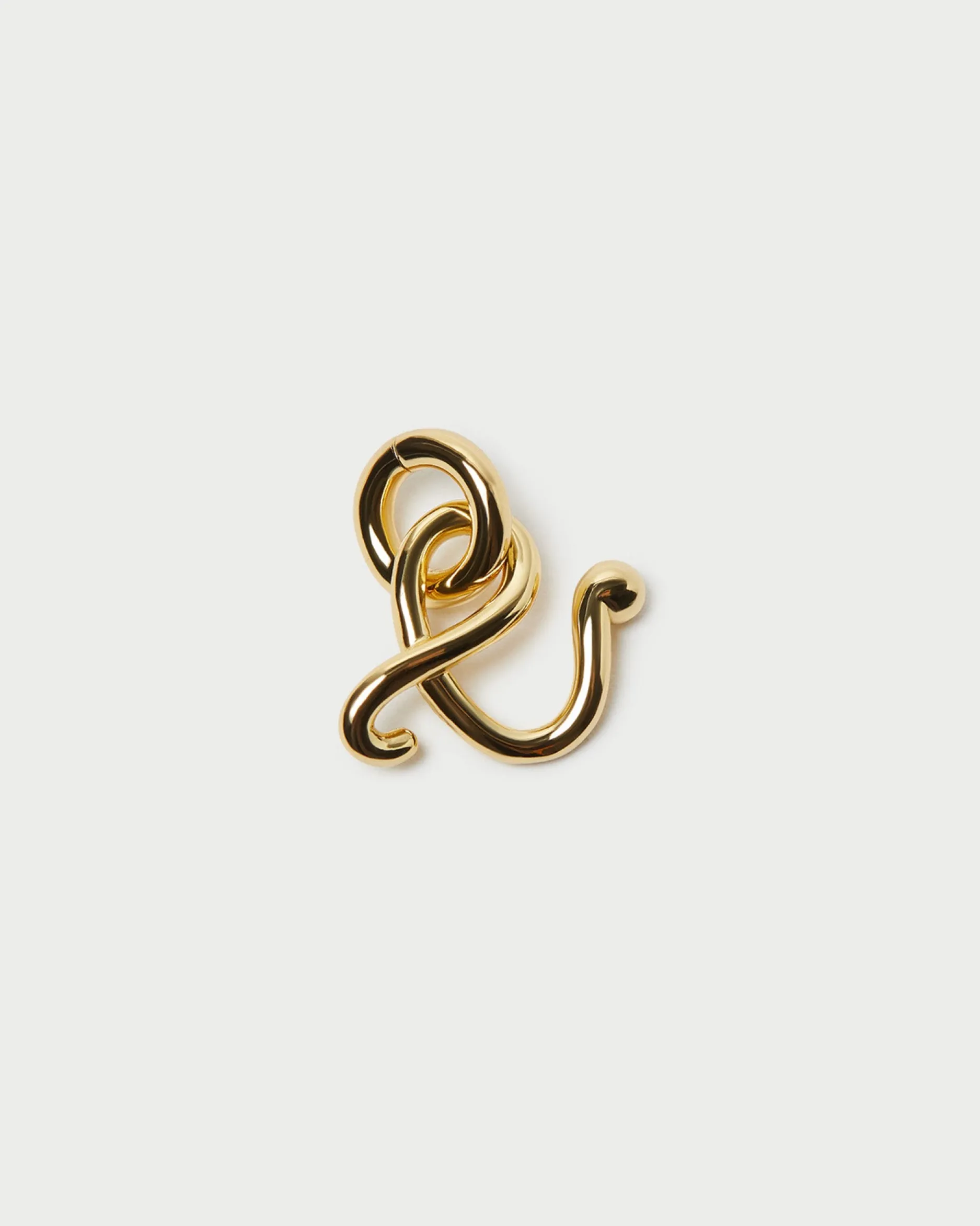 Loeffler Randall Small Gold Letter "K" Charm| Jewelry|Accessories