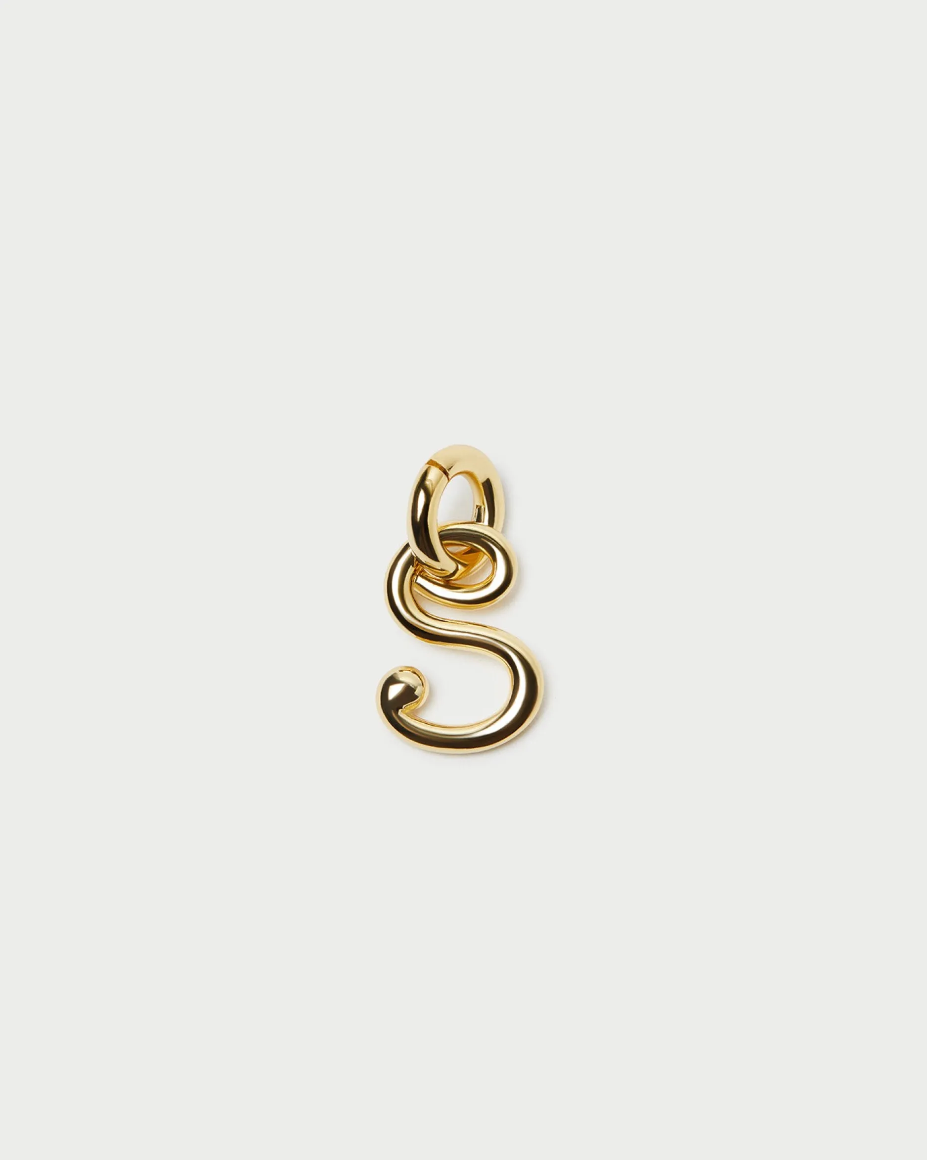 Loeffler Randall Small Gold Letter "N" Charm| Jewelry|Accessories