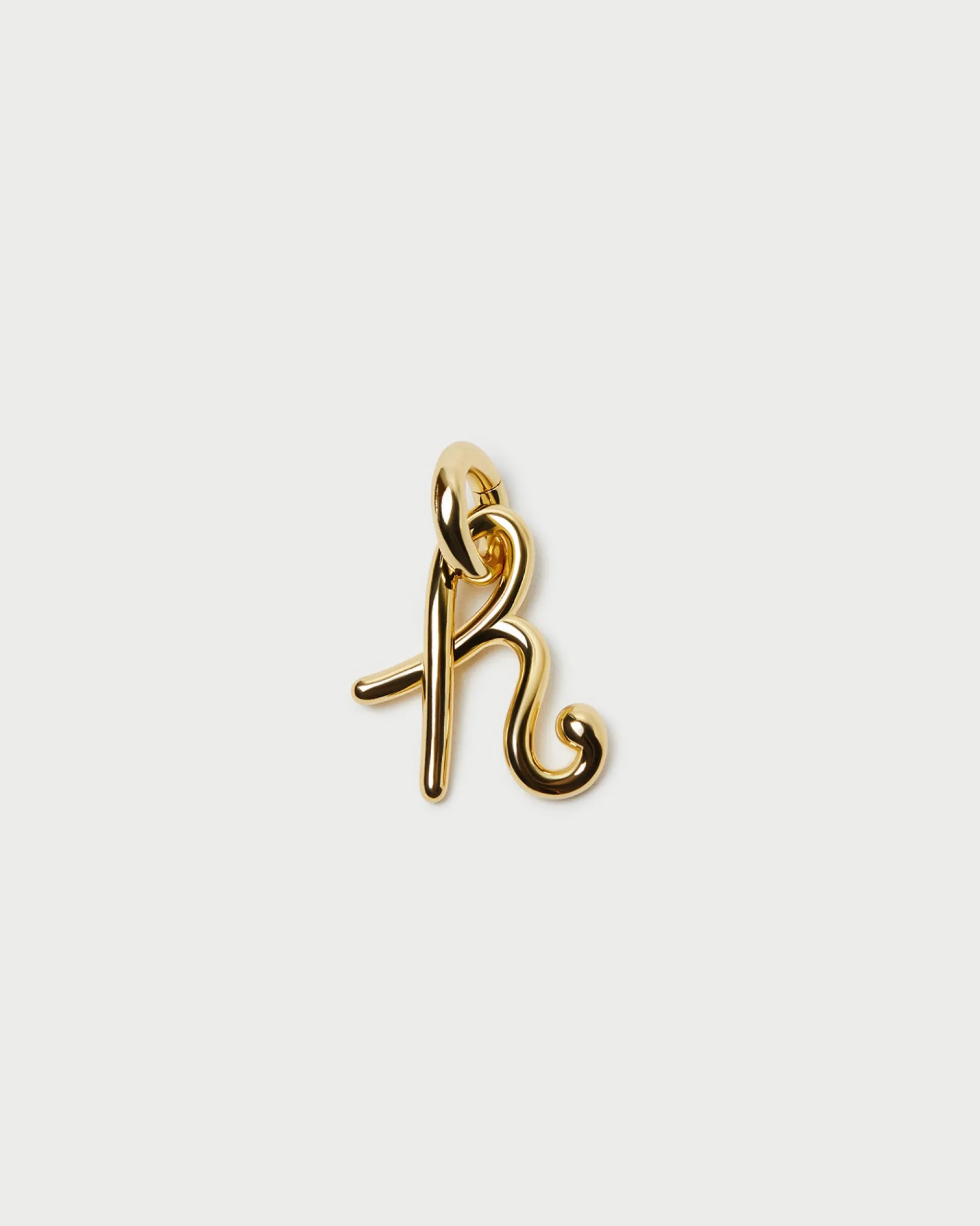 Loeffler Randall Small Gold Letter "N" Charm| Jewelry|Accessories