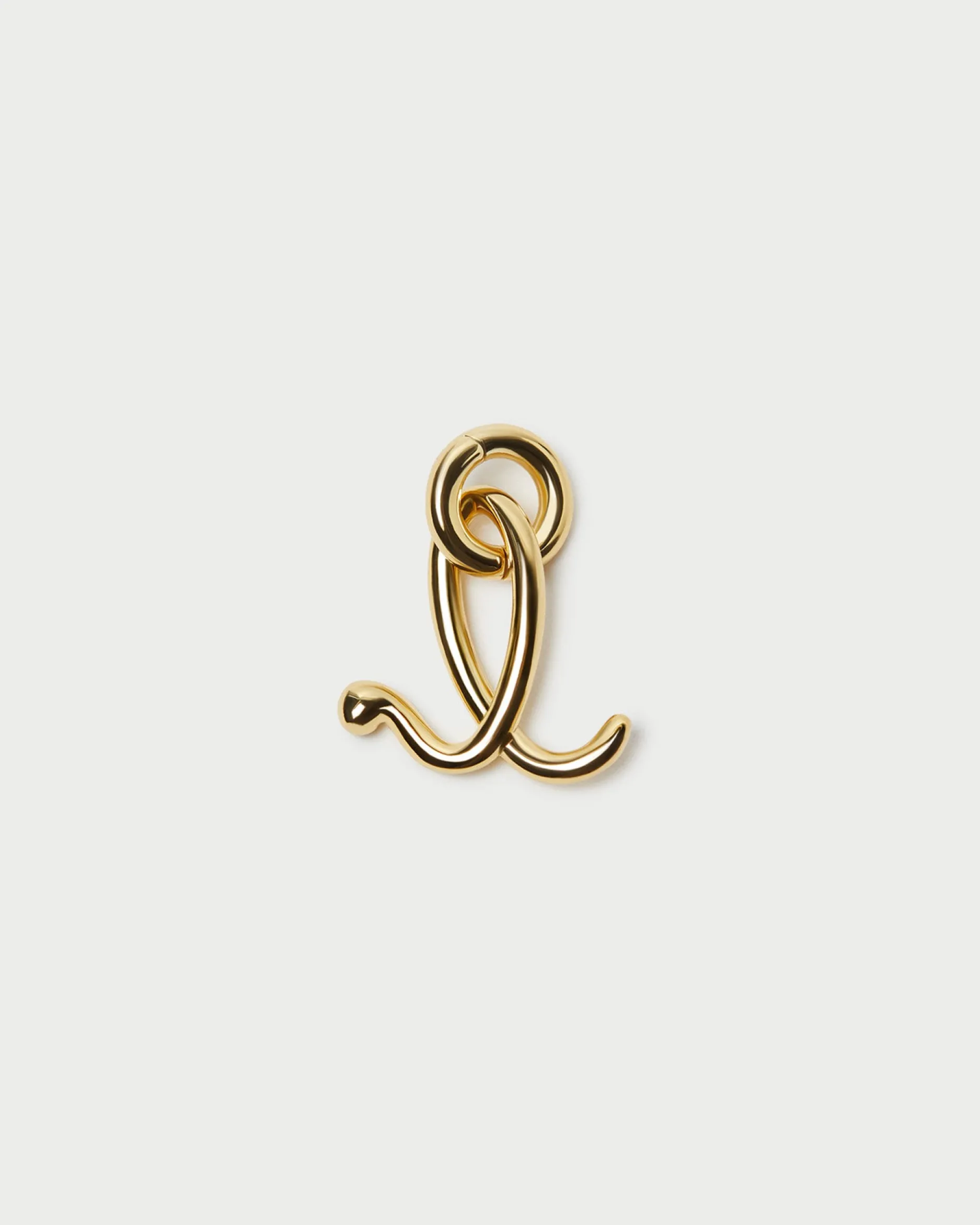 Loeffler Randall Small Gold Letter "O" Charm| Jewelry|Accessories
