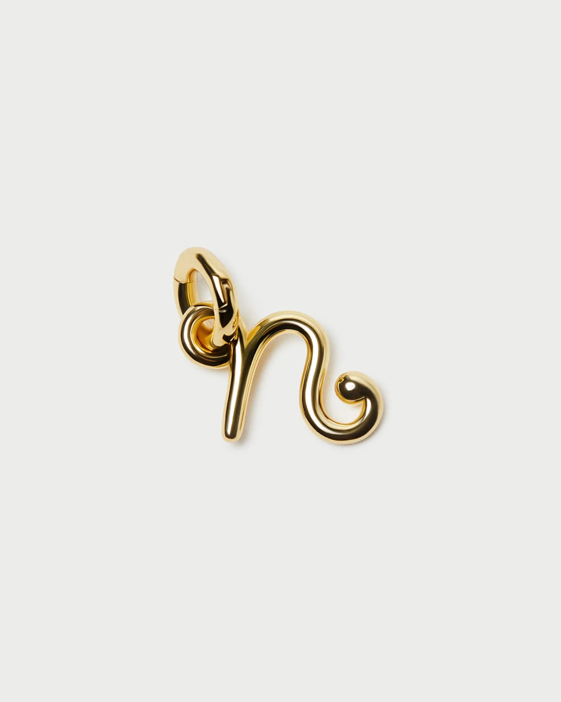 Loeffler Randall Small Gold Letter "P" Charm| Jewelry|Accessories