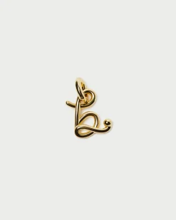 Loeffler Randall Small Gold Letter "T" Charm| Jewelry|Accessories