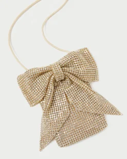 Loeffler Randall Violet Satin Bow Crossbody| Jessie Loves